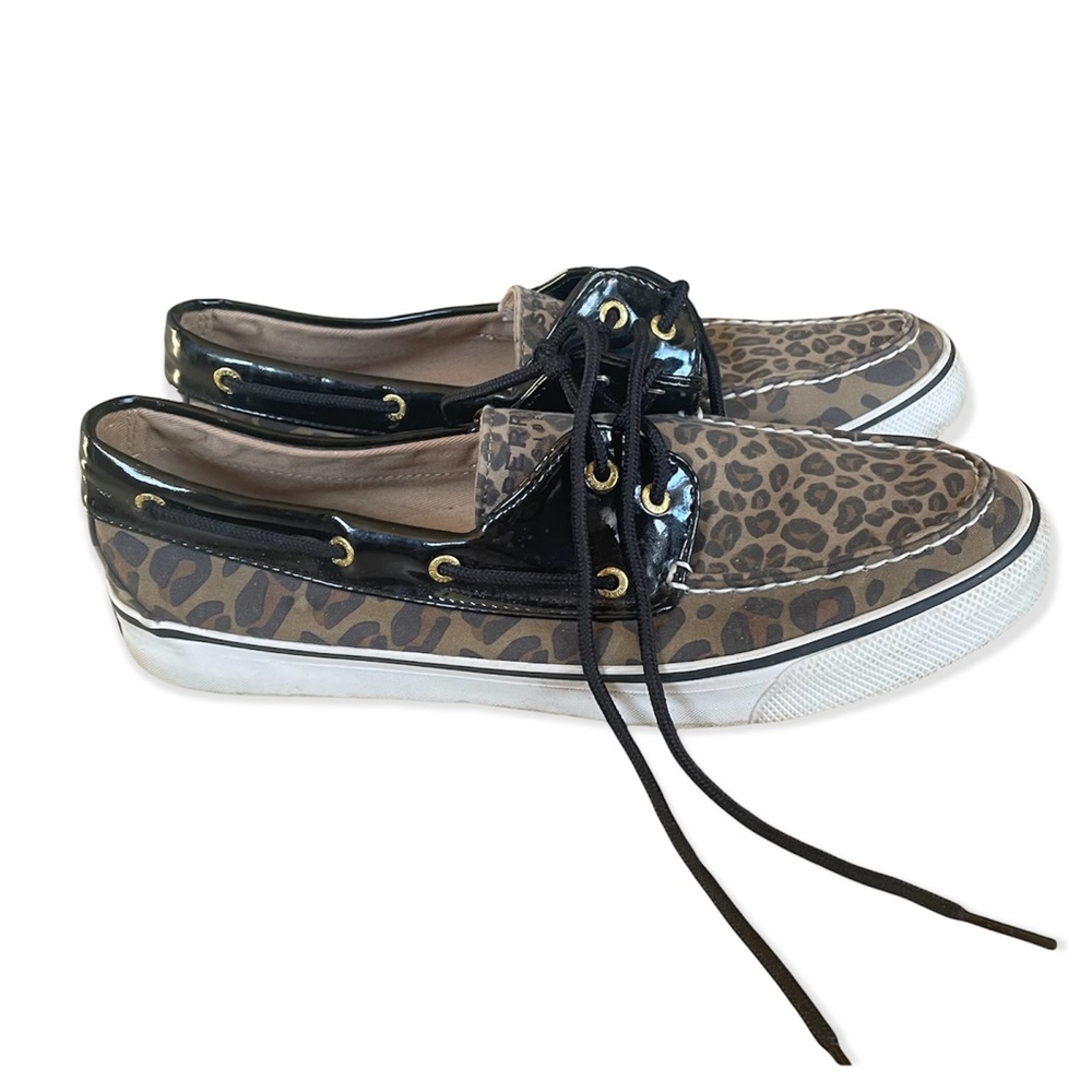 Sperry Topside cheetah print loafers - Picture 2 of 6